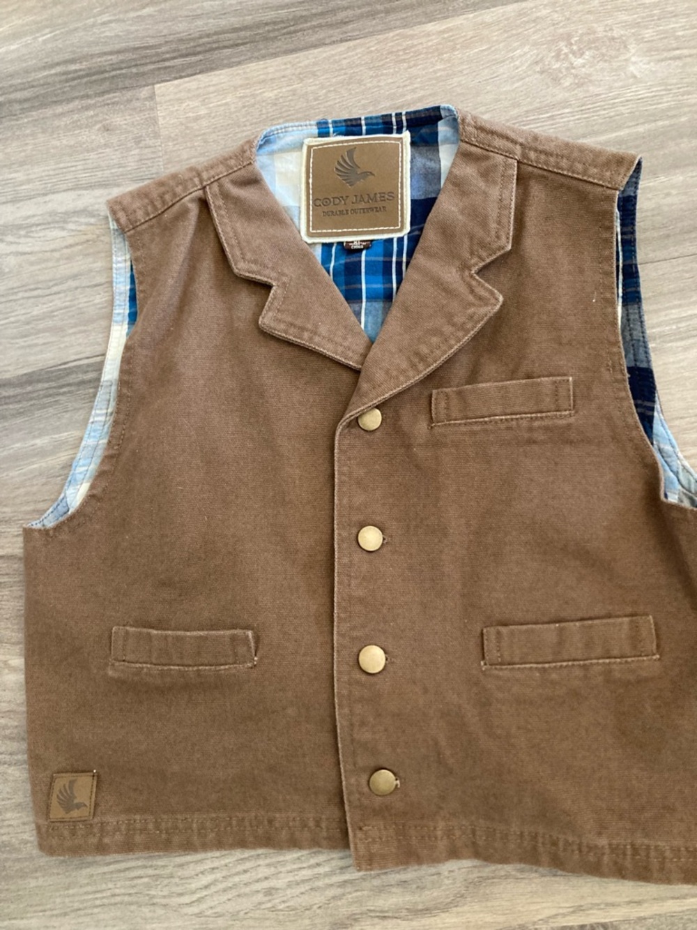 Cody James Youth/Boy’s Canvas Cowboy Western Vest Size XL